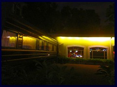 A train that has been transformed into a restaurant, Shamian Island.